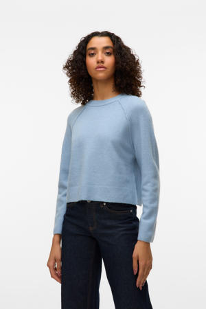 gebreide trui blauw
