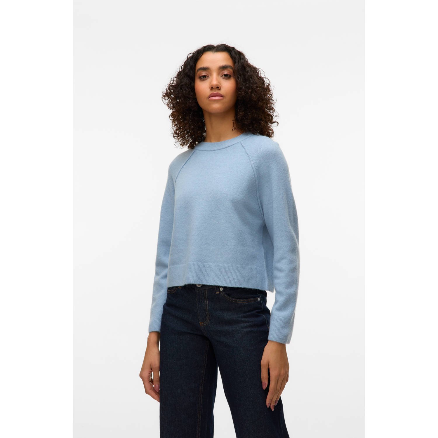 AWARE gebreide trui blauw