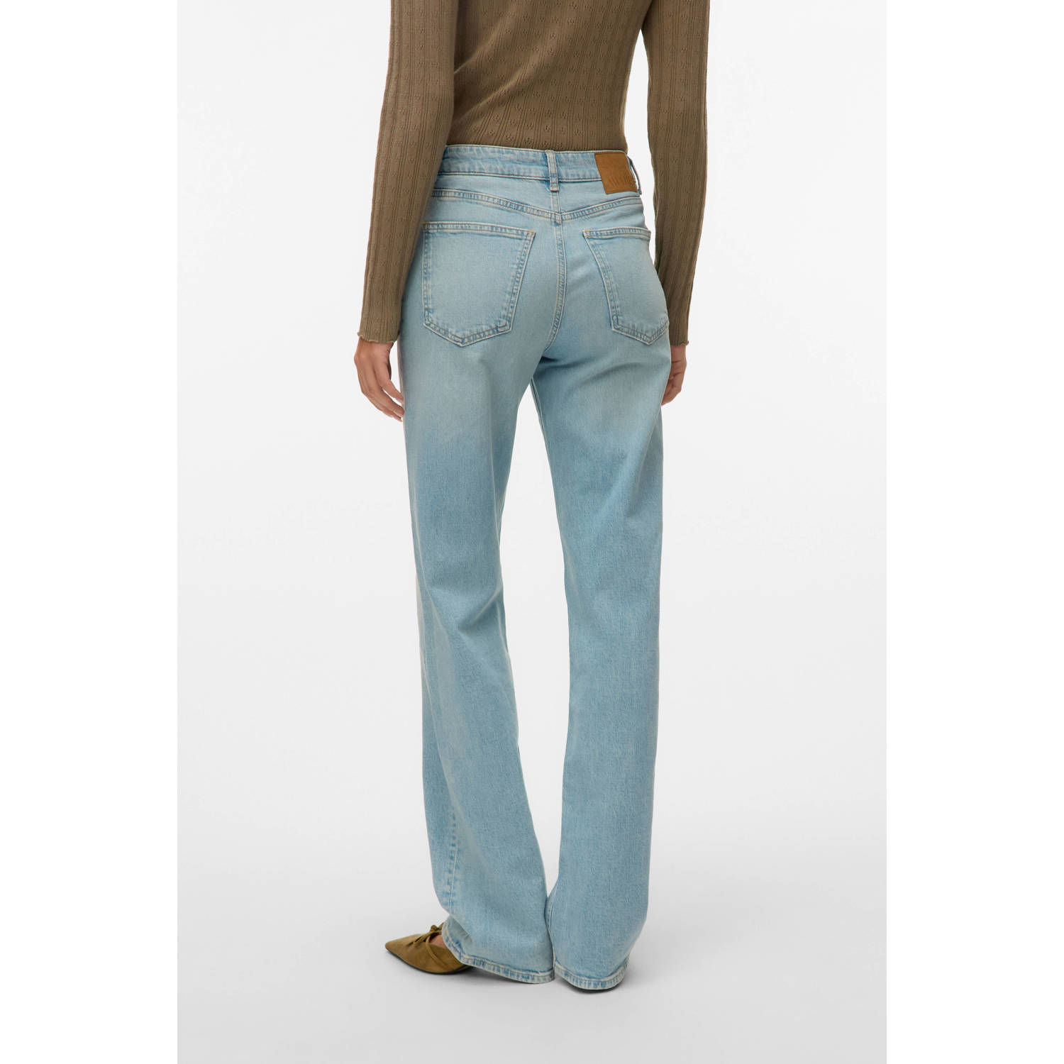 AWARE high waist light blue denim