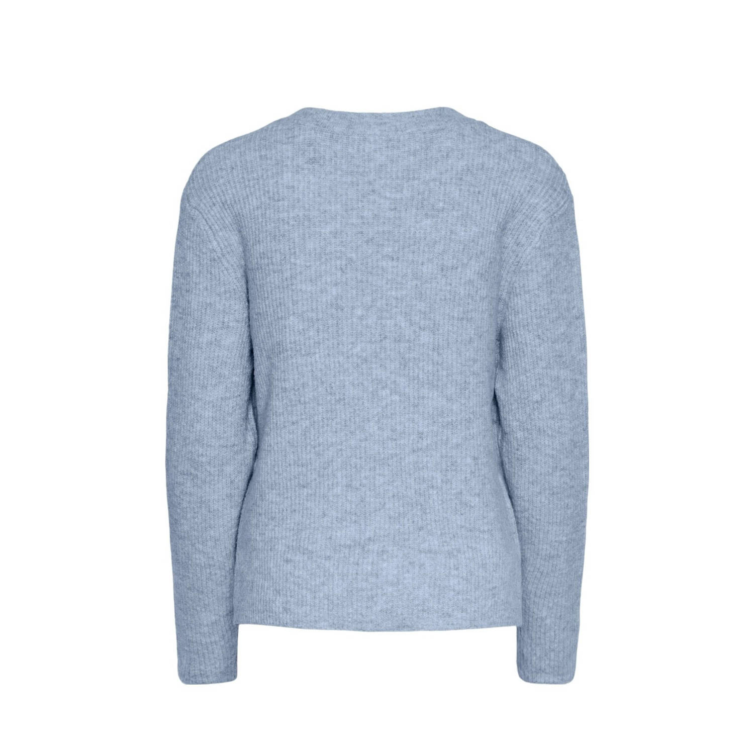 PIECES gebreid vest blauw