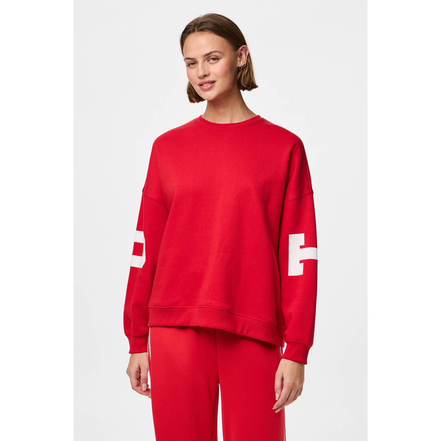 Pieces Fily Crew Oversized Sweater Dames