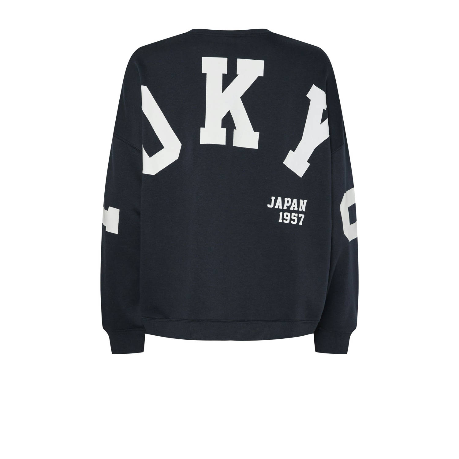 PIECES sweater donkerblauw