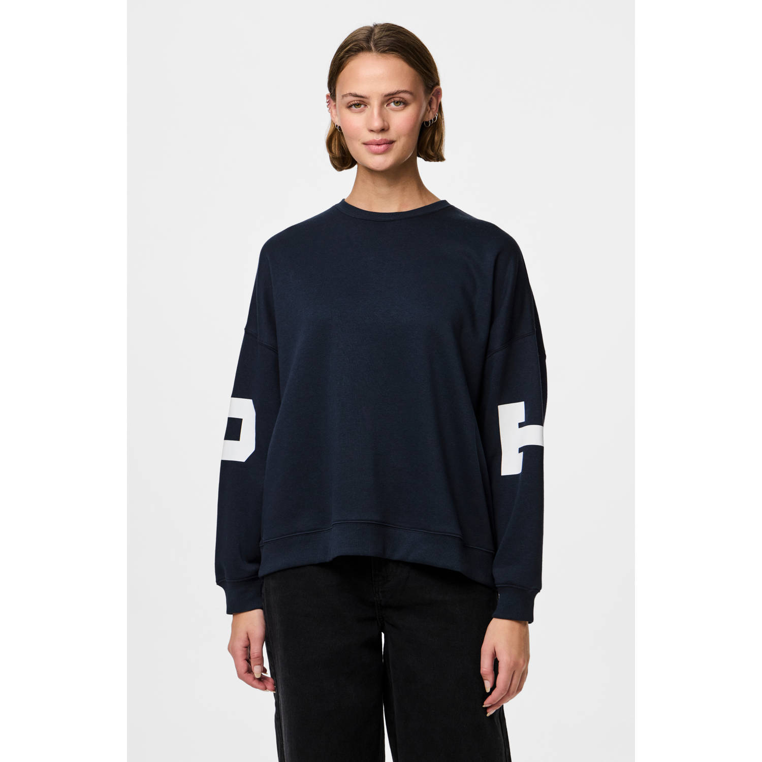 Pieces Fily Crew Oversized Sweater Dames