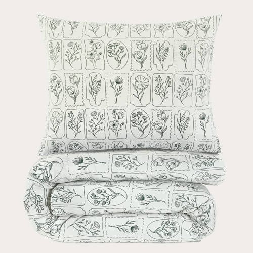 NOUS Living katoenen dekbedovertrek 1-persoons (140x220 cm) afbeelding