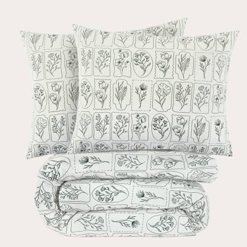 NOUS Living katoenen dekbedovertrek 2-persoons (200x220 cm) afbeelding