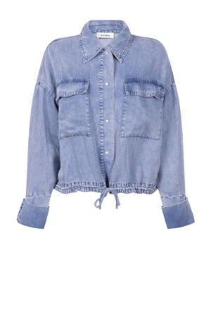 blouse light blue denim