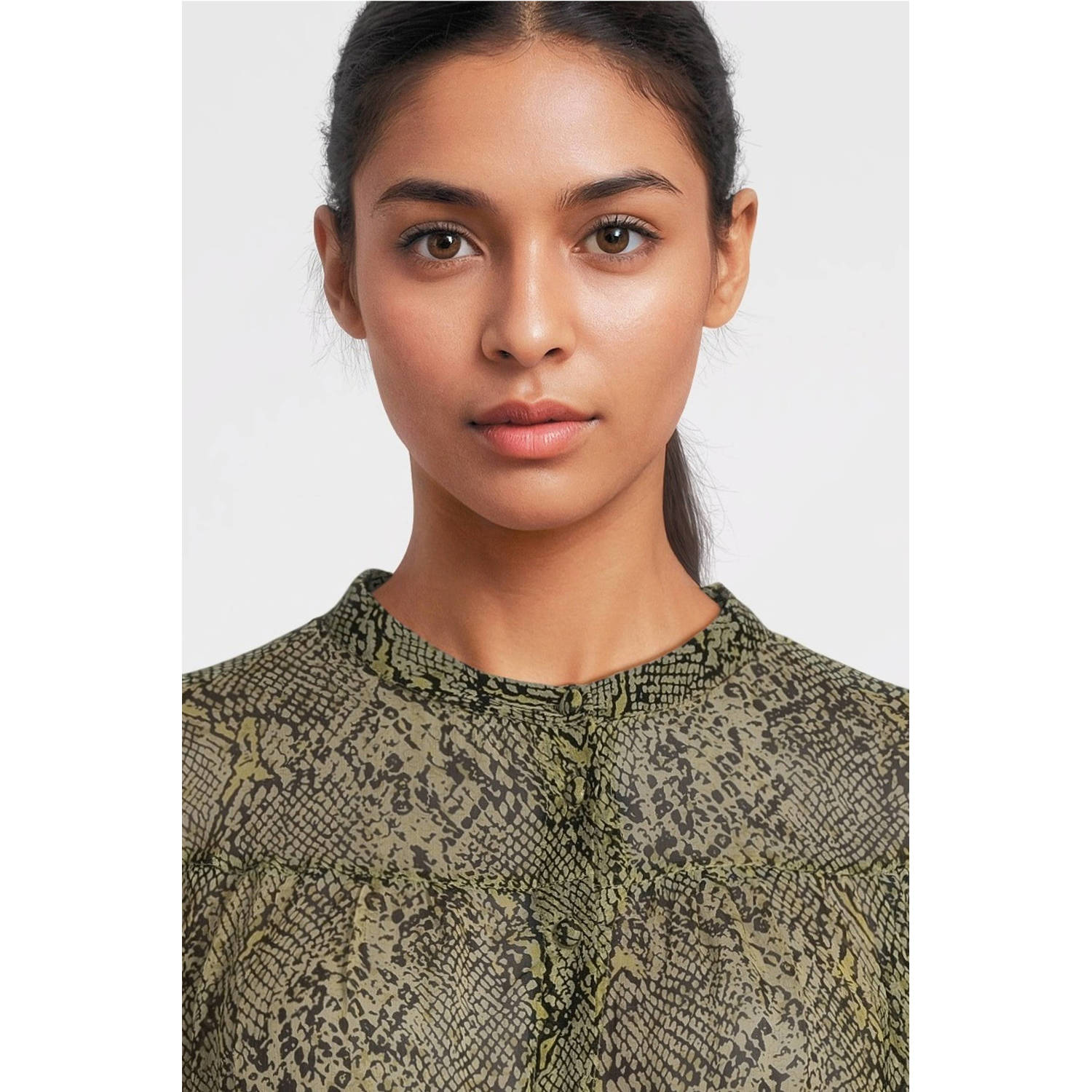 Aaiko blouse bruin