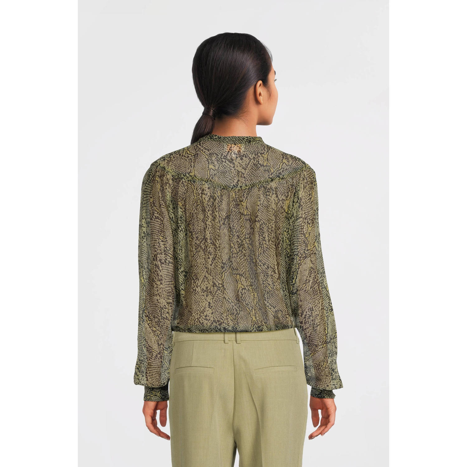 Aaiko blouse bruin