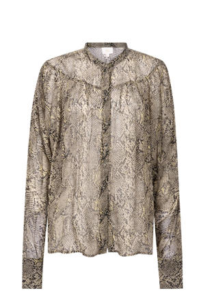 blouse bruin