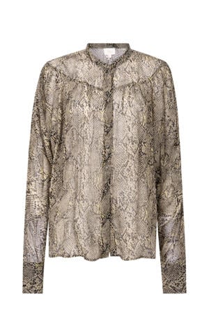 blouse bruin