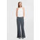 Aaiko flared high waist pantalon donkerblauw