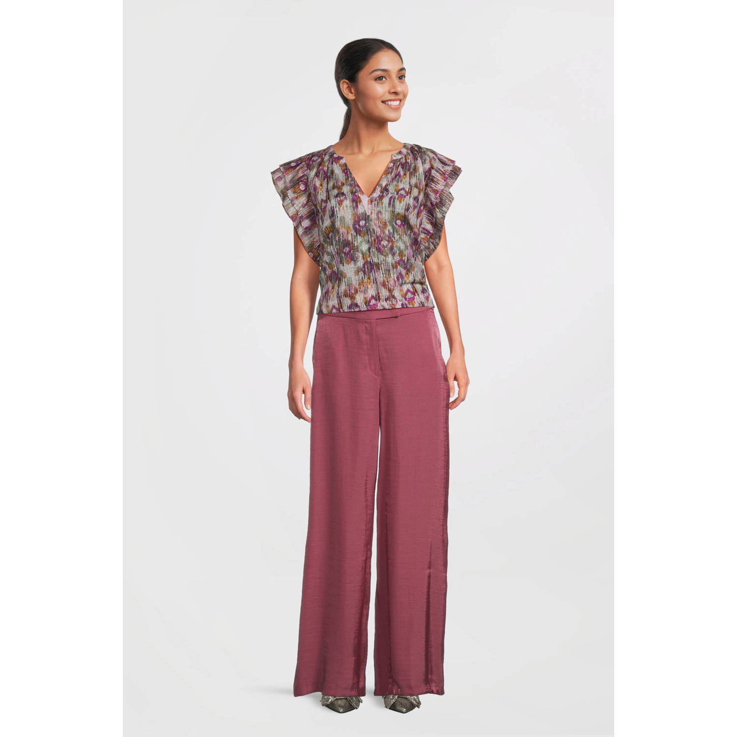 Aaiko blousetop paars