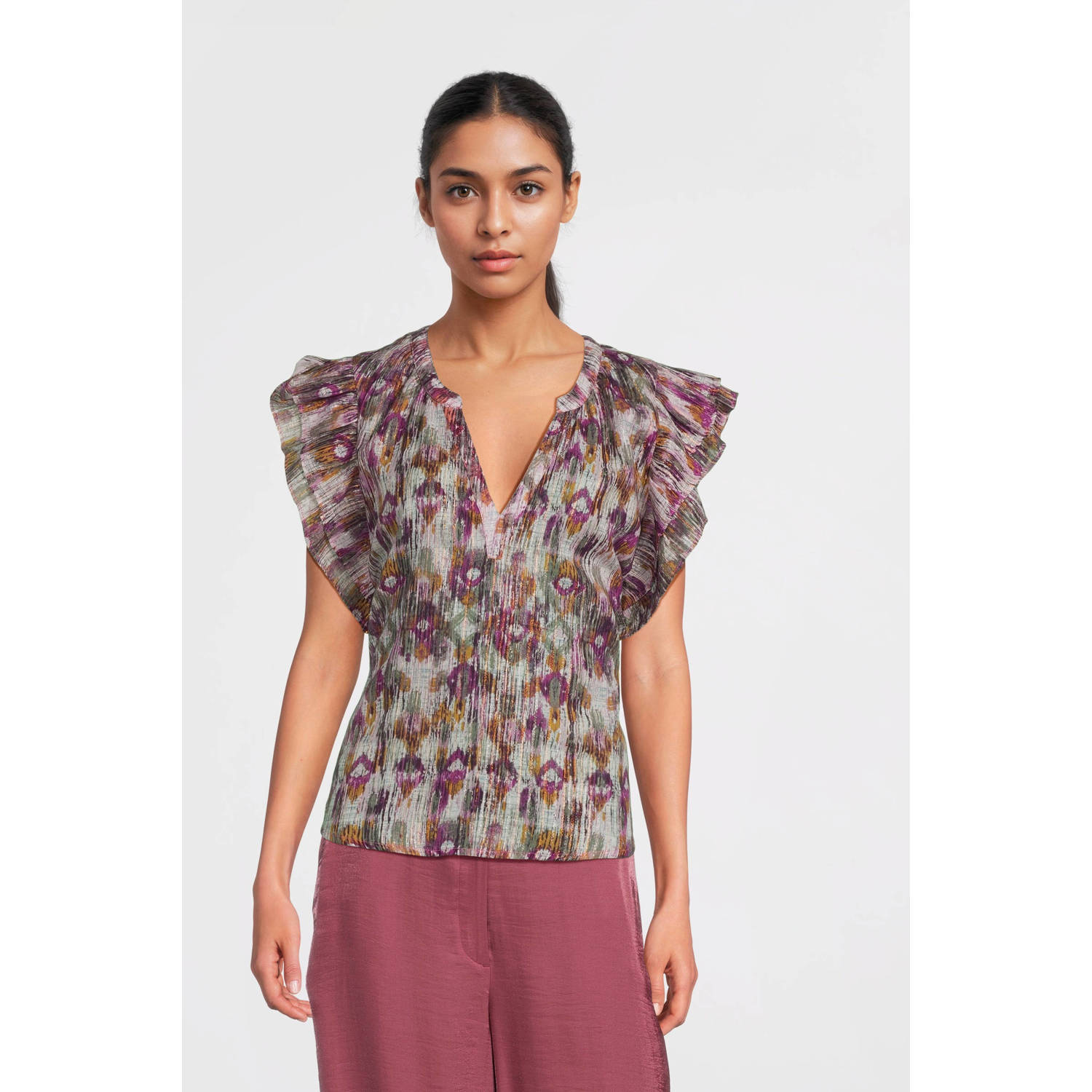 Aaiko blousetop paars