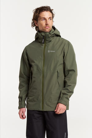 regenjas groen