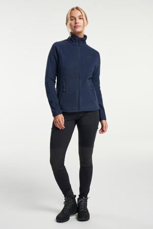 fleece outdoor vest Miracle donkerblauw