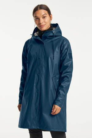 outdoor regenjas blauw