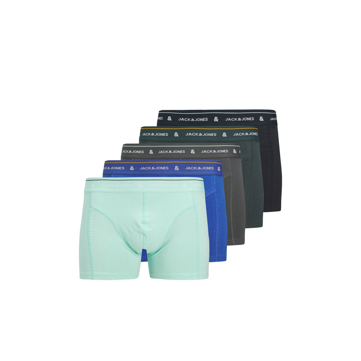 JACK & JONES PLUS SIZE boxershort JACRON (set van 5)
