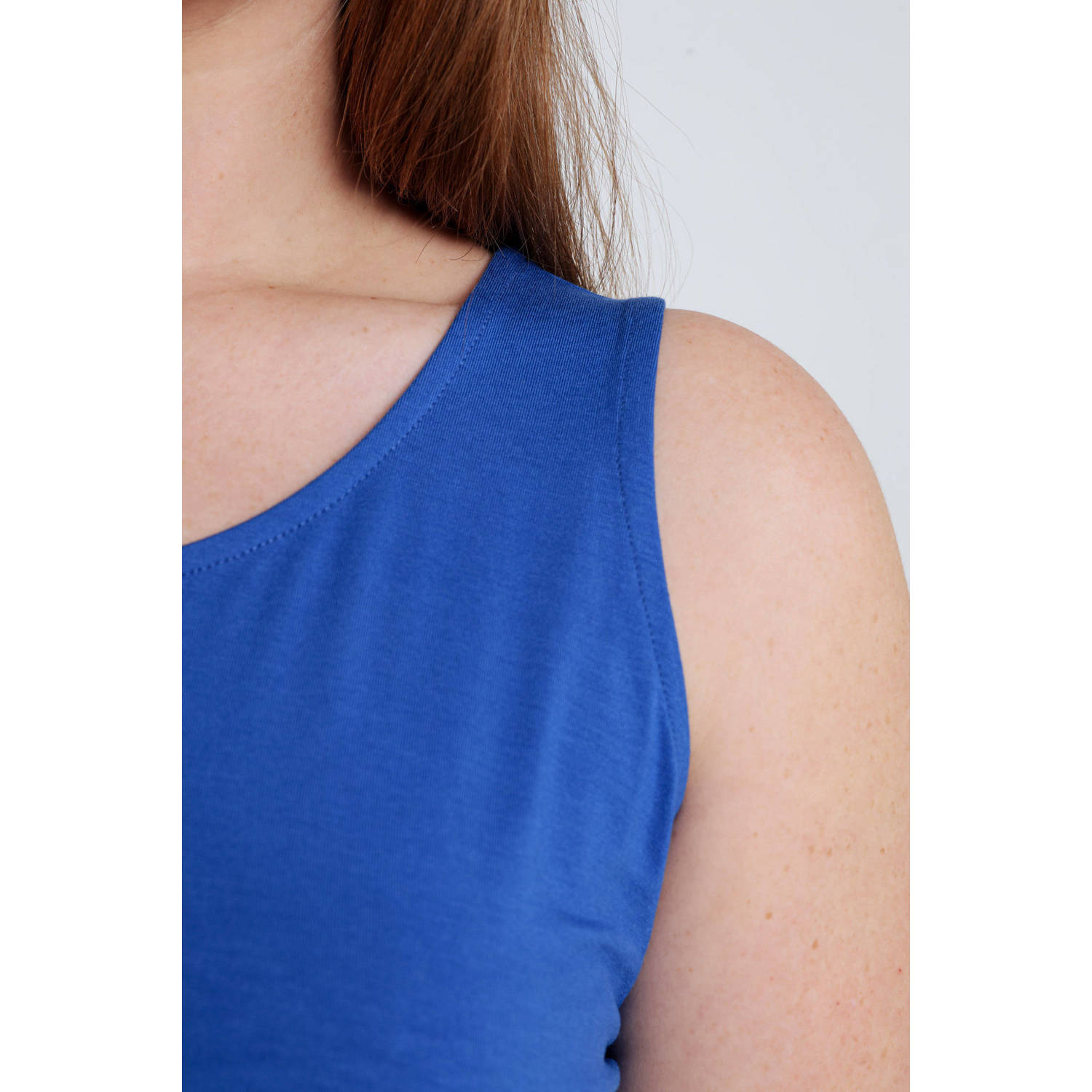 Paprika top blauw