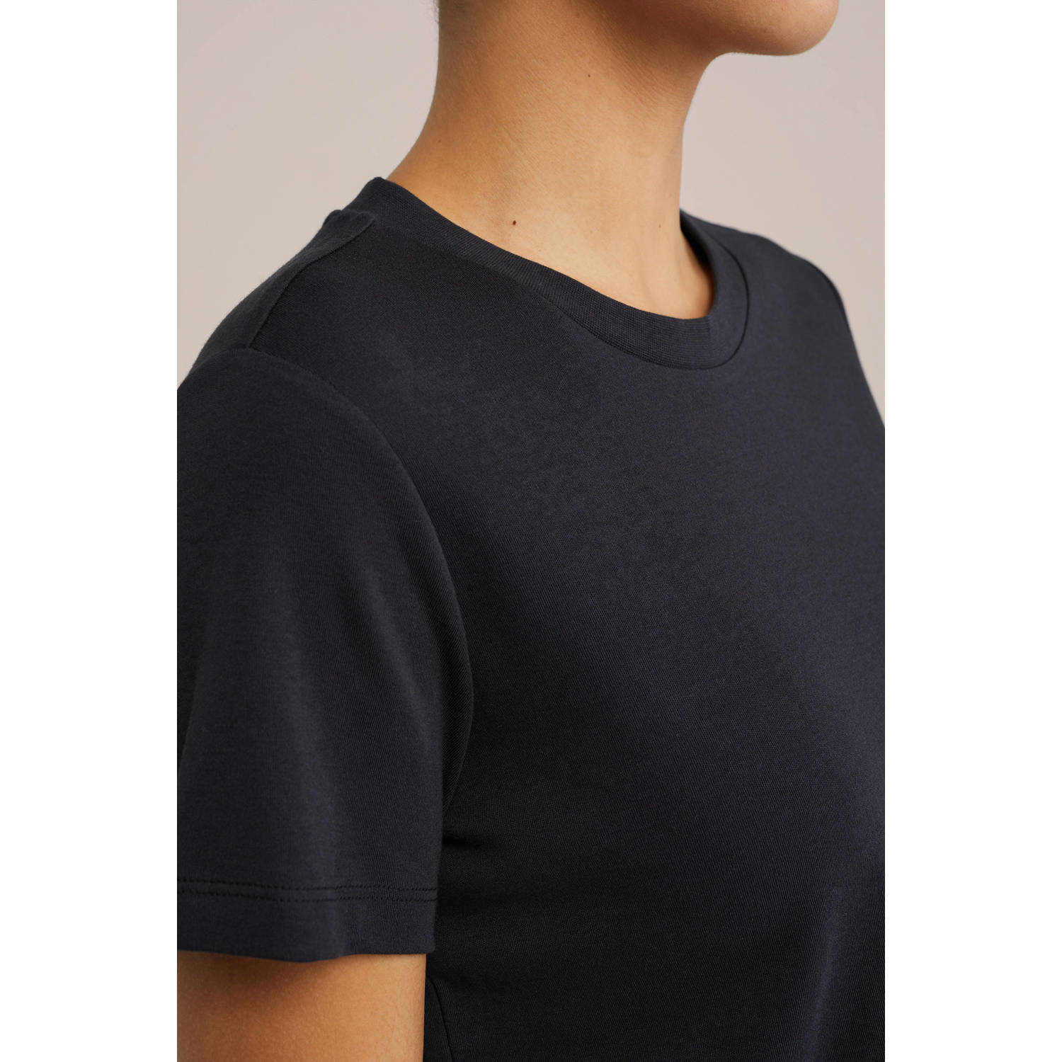 WE Fashion T-shirt zwart