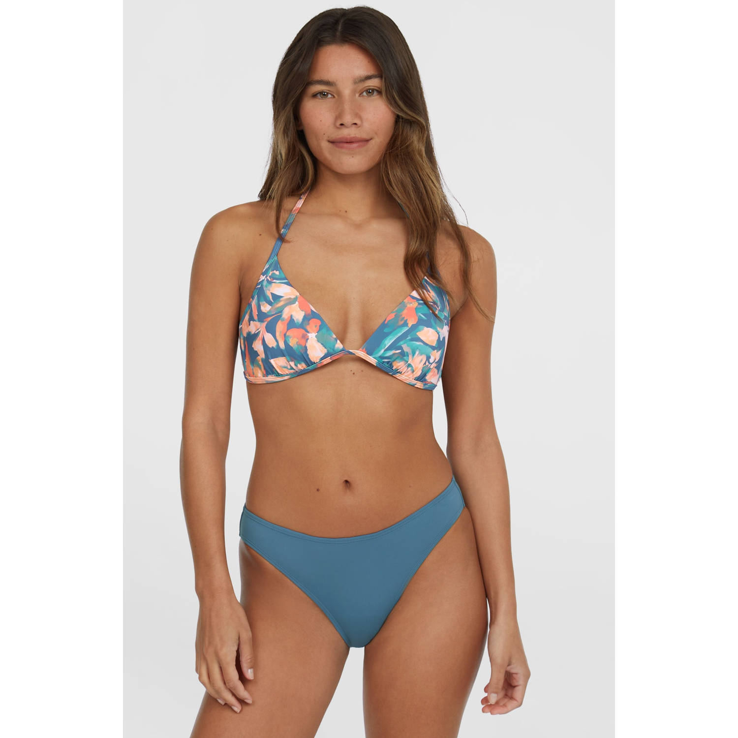 O'Neill voorgevormde triangel bikinitop Sao blauw multi