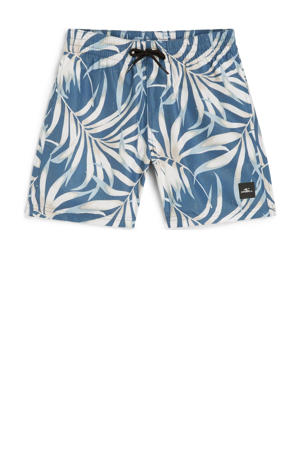 zwemshort Cali blauw/wit