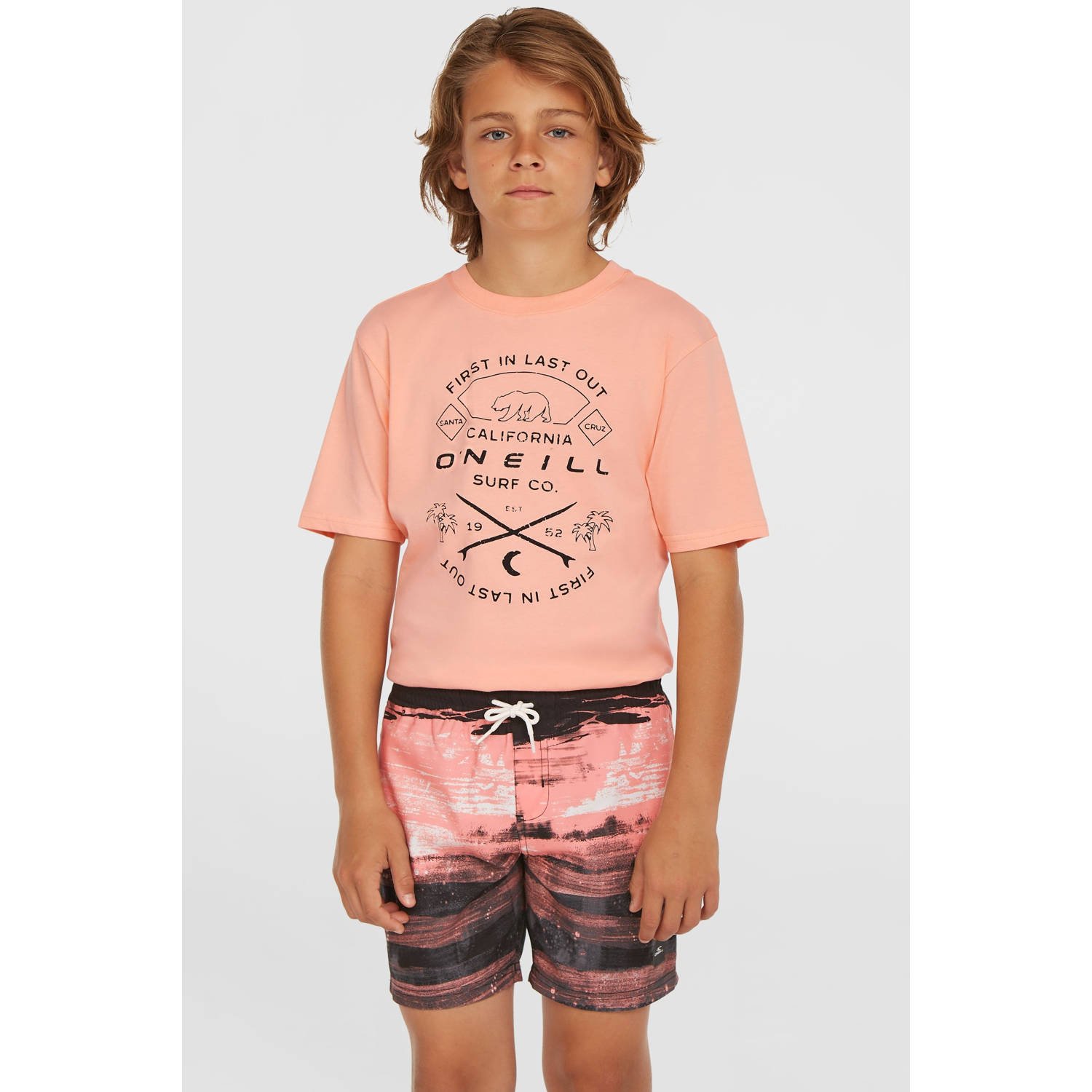 O'Neill zwemshort Cali Gradient zwart roze