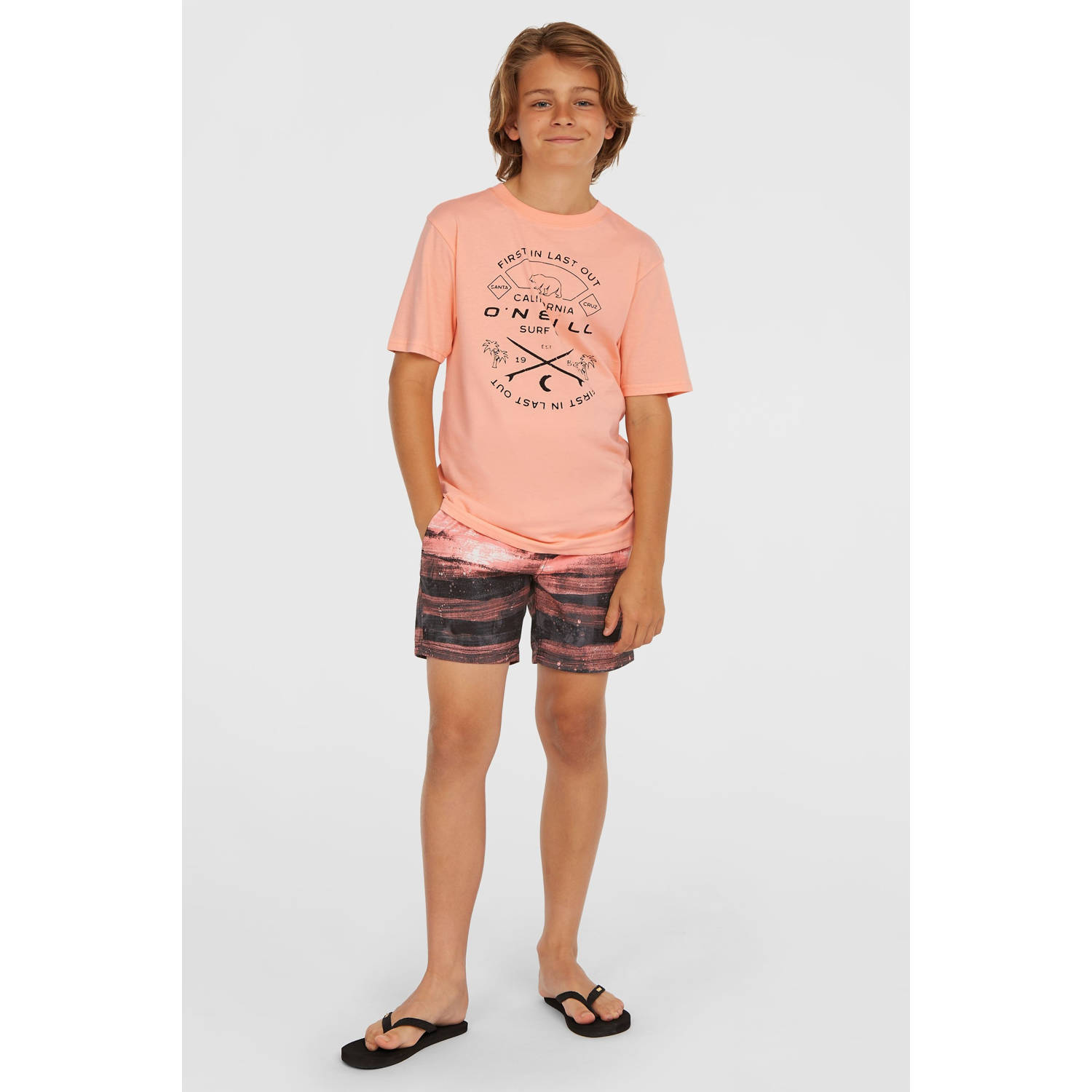 O'Neill zwemshort Cali Gradient zwart roze