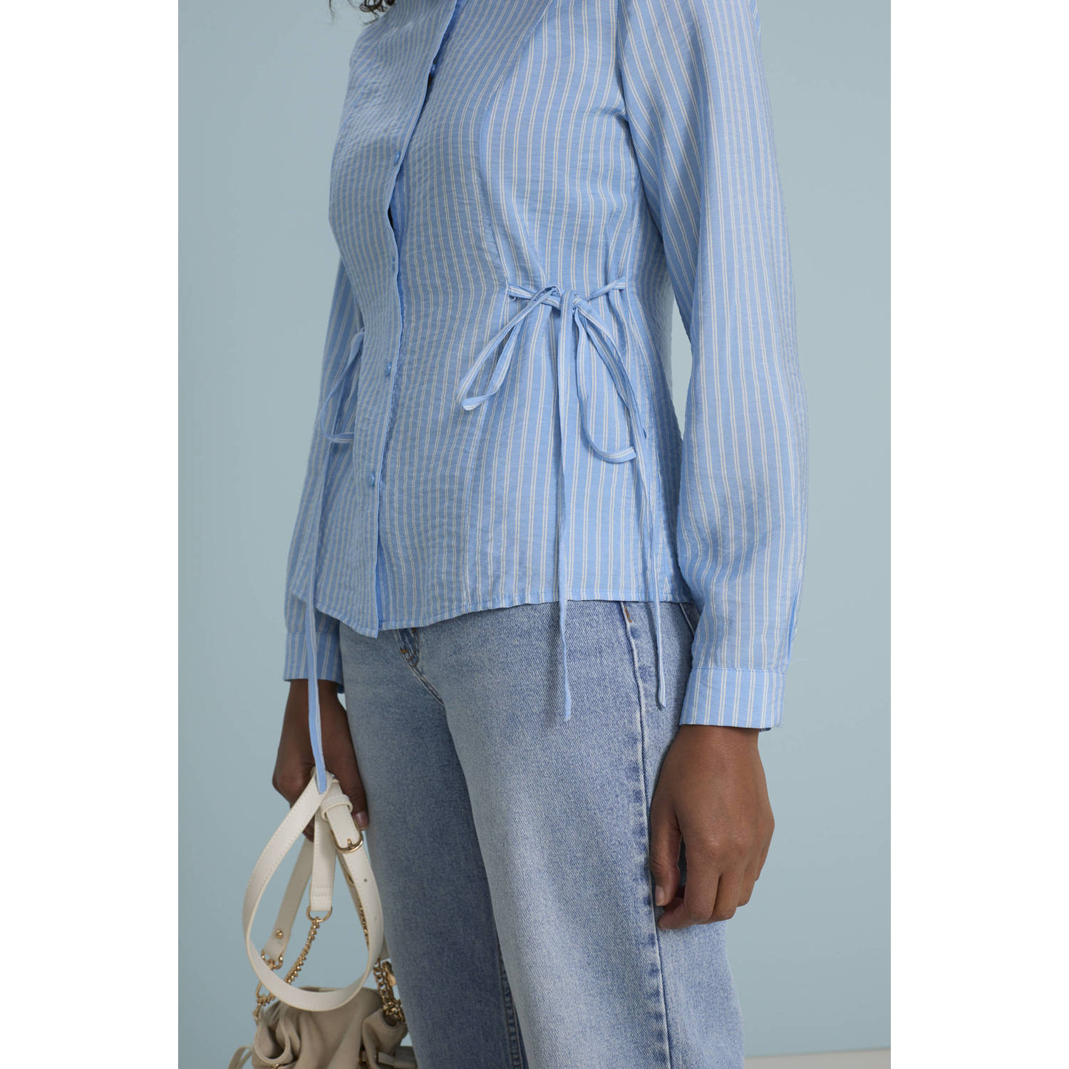 VILA blouse blauw