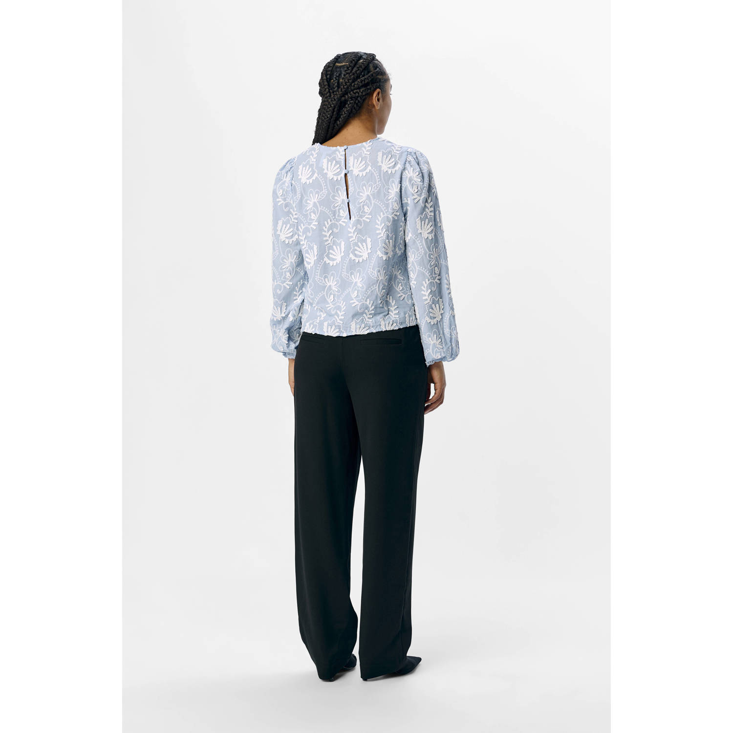 OBJECT top lichtblauw