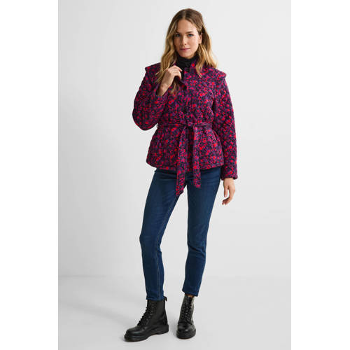 anytime high waist skinny jeans donkerblauw afbeelding