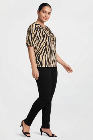 high rise jegging zwart