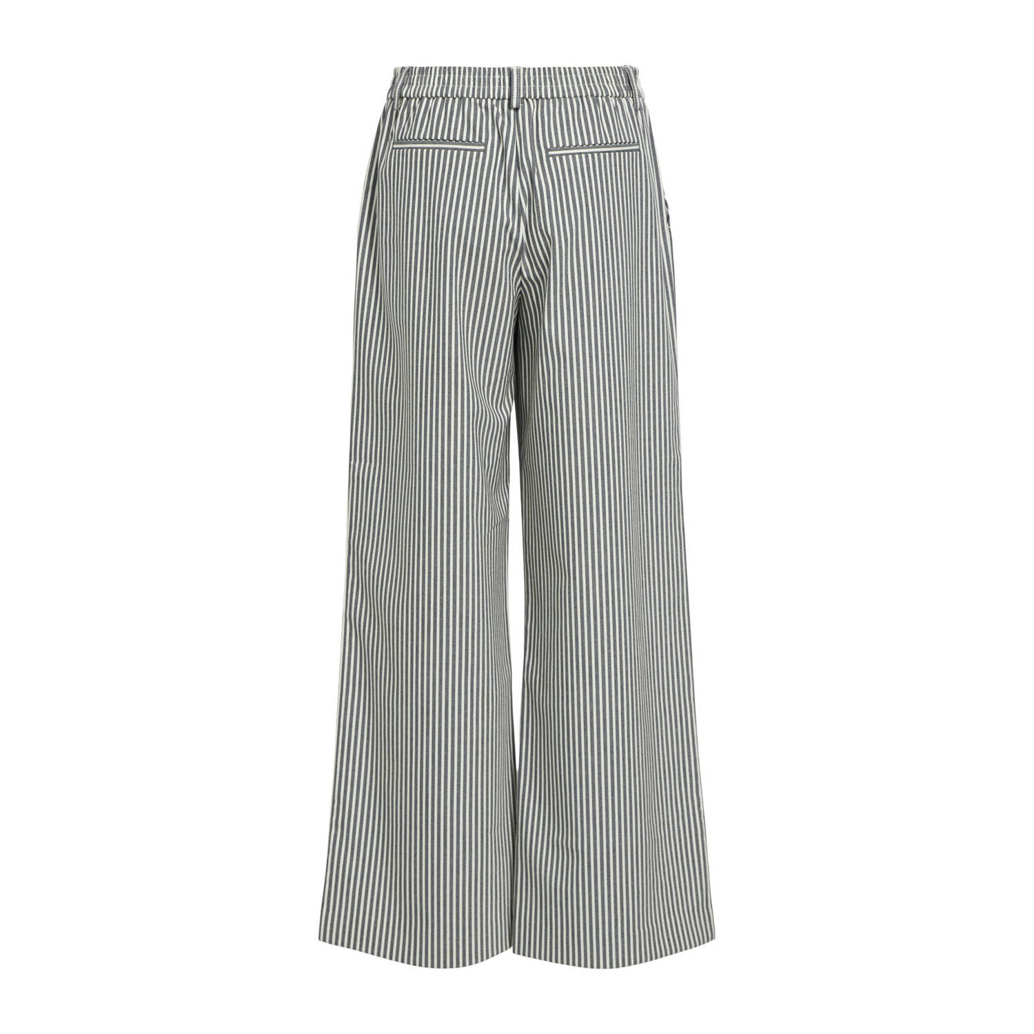 OBJECT wide leg regular waist pantalon wit