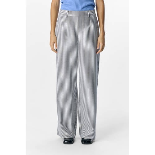 OBJECT OBJLISA wide leg regular waist pantalon wit afbeelding