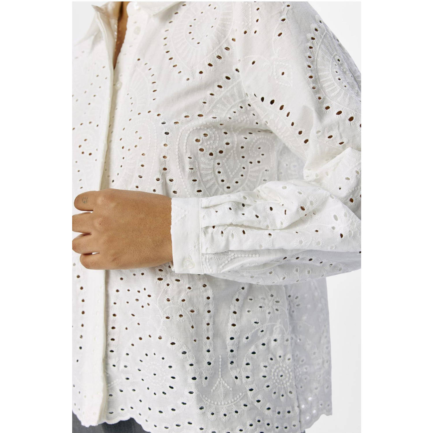 OBJECT blouse ecru broderie
