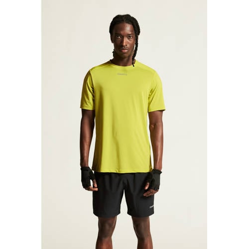 Craft sportshirt Adv Essence geel afbeelding