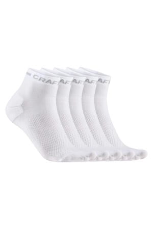 sportsokken Core Mid - wit (set van 5)