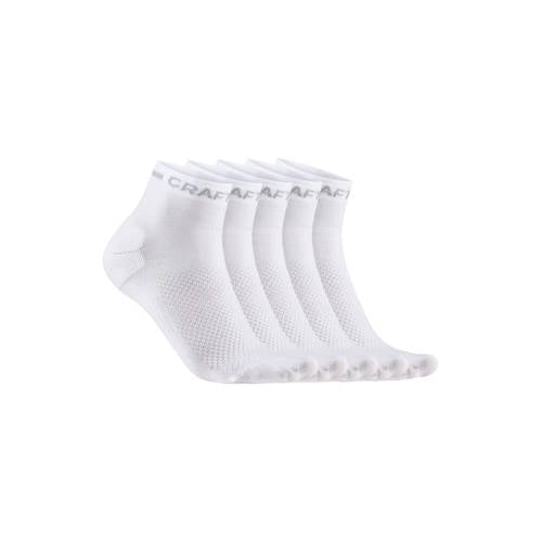 Craft sportsokken Core Mid - set van 5 wit afbeelding