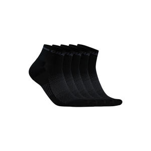 sportsokken Core Mid - zwart (set van 5)