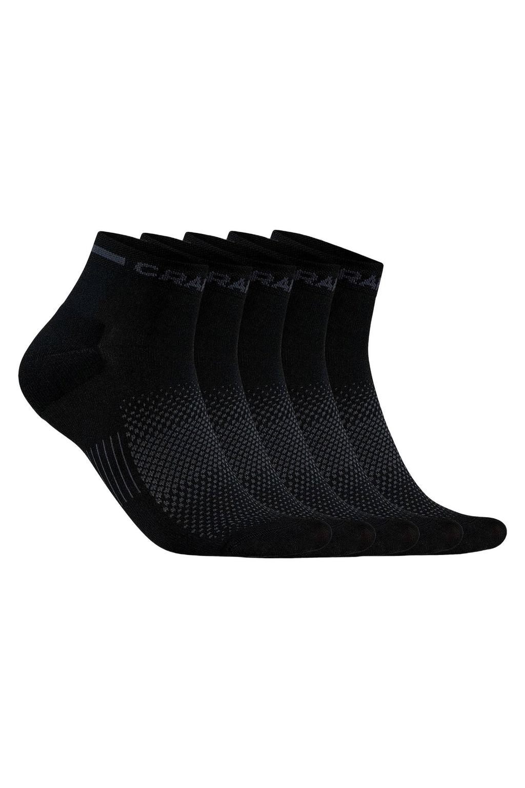 Craft sportsokken Core Mid - zwart (set van 5)