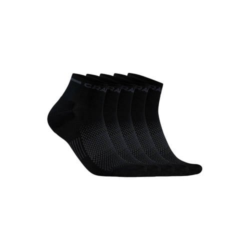 Craft sportsokken Core Mid - set van 5 zwart afbeelding