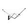 Brabantia WallFix droogmolen - met beschermhoes - 24m - Metallic Grey