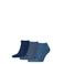 Puma sneakersokken - blauw (set van 3)