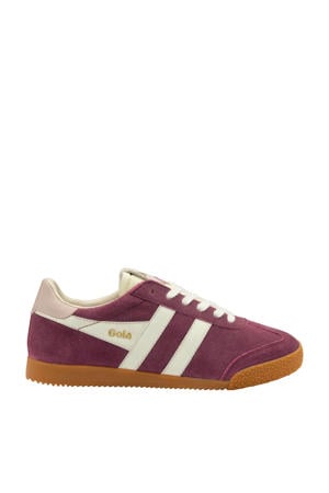Elan suède sneakers donkerroze