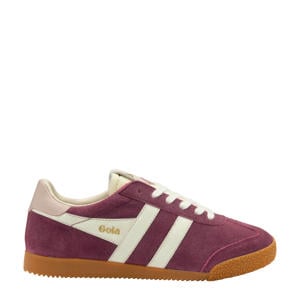 Elan suède sneakers donkerroze