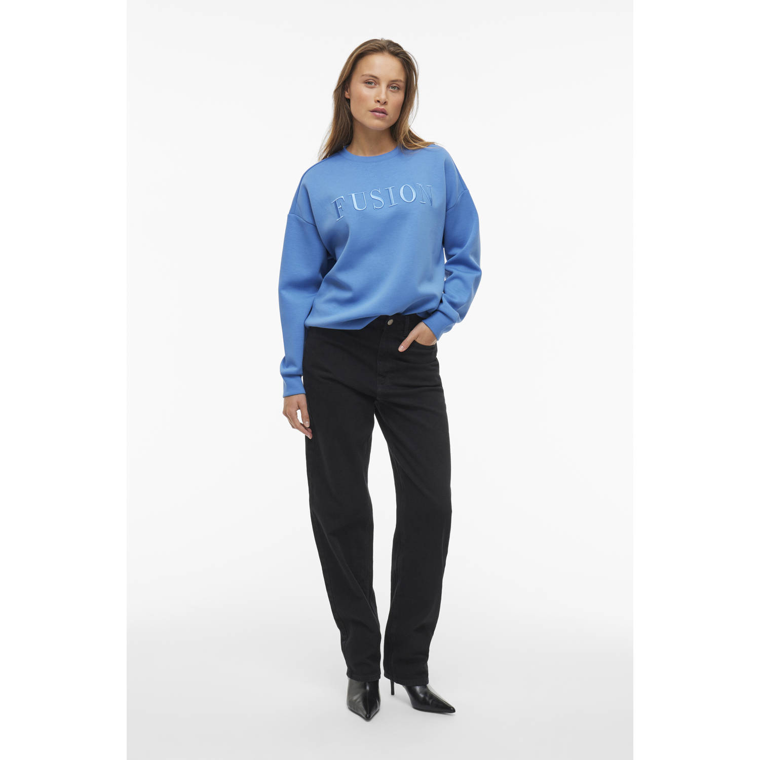 VILA sweater blauw