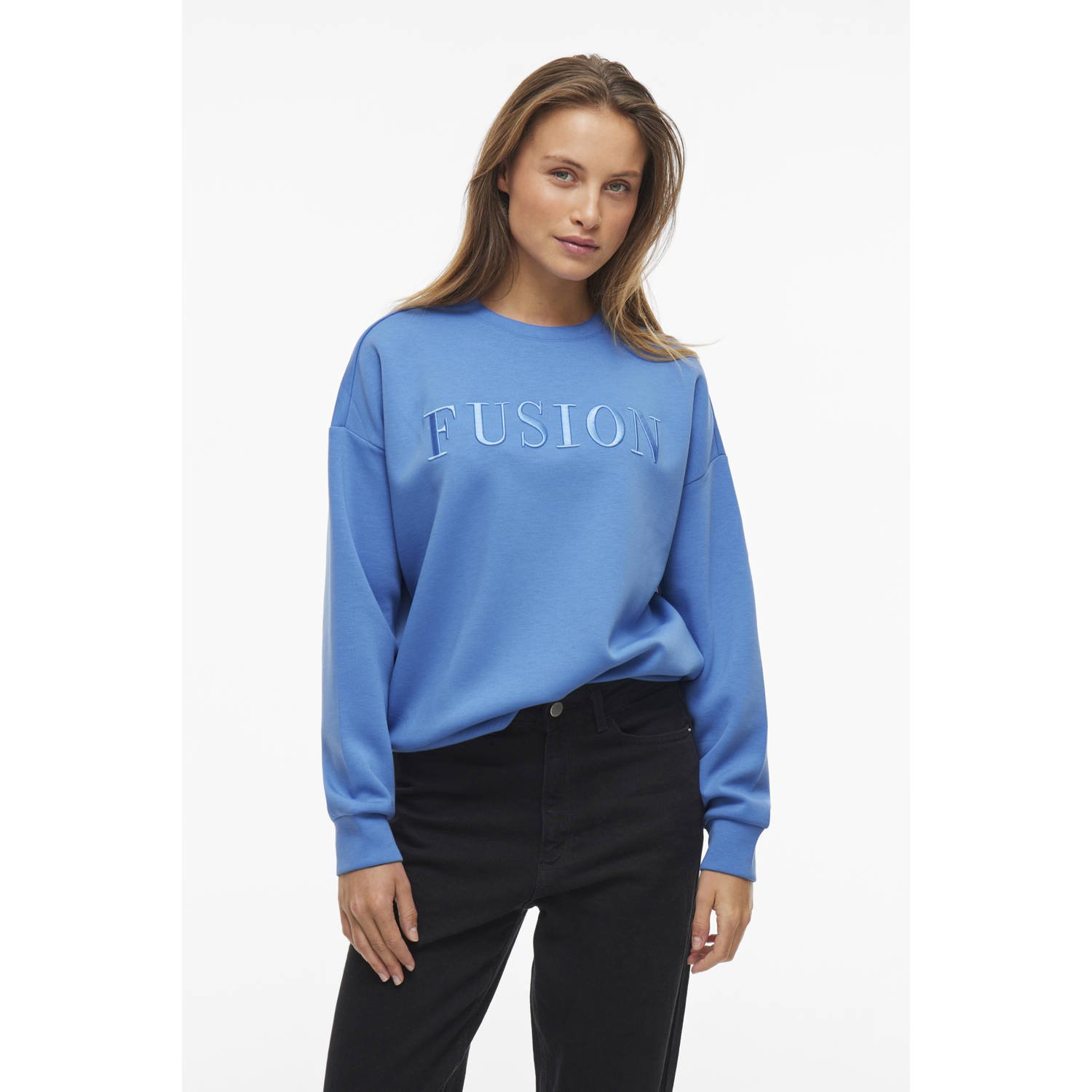 VILA sweater blauw