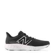 thumbnail: Zwart en witte dames New Balance 411 hardloopschoenen van mesh met veters