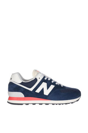 574  sneakers donkerblauw/wit/rood
