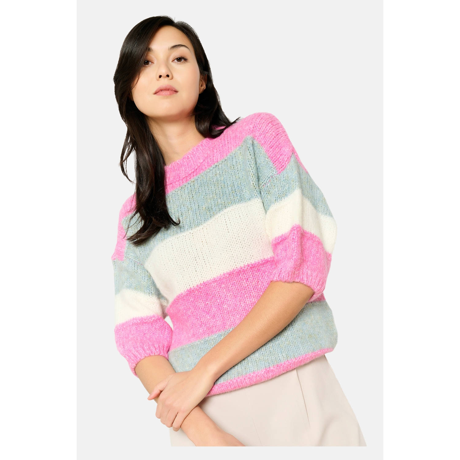 LOLALIZA top roze gebreid