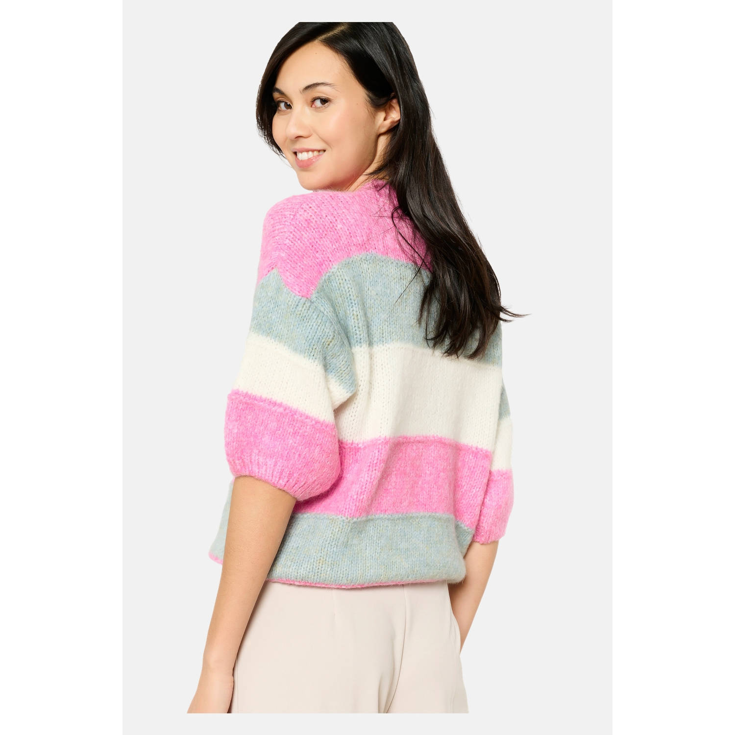 LOLALIZA top roze gebreid